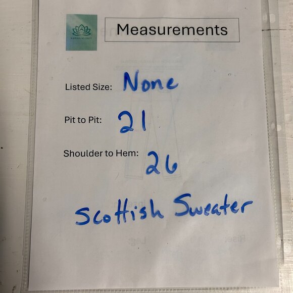 The Tappit Hen Purple Scottish Knit Wool Sweater - Picture 8 of 8